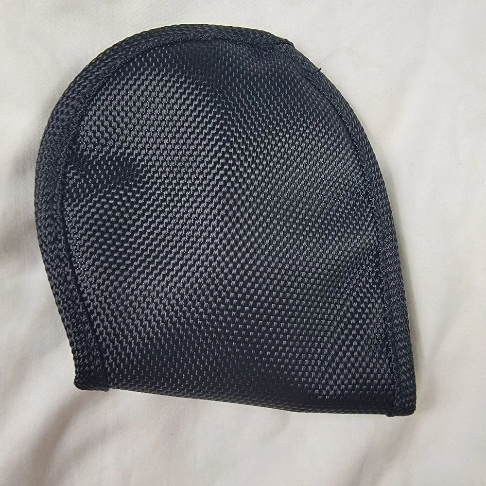 TUMI For Delta Travel Toiletry Bag Case Set Navy Blue Nylon With Eye Mask